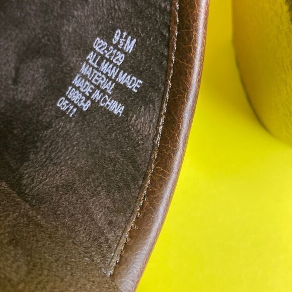 The Original Arizona Women's Mule Leather Wedge Sandals Brown Size 9.5 NWOT - Picture 7 of 7